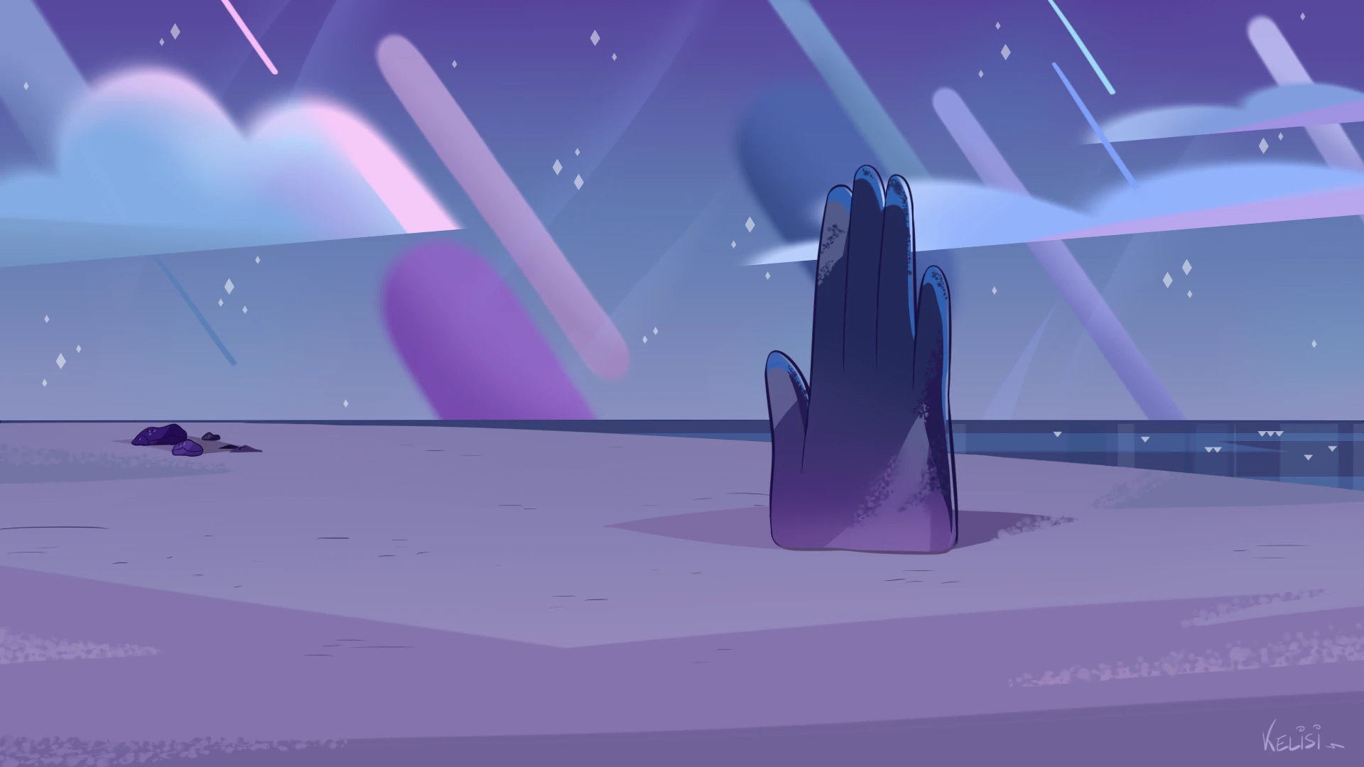 Steven Universe - Beach Temple Hand